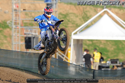 2009-10-03 Franciacorta - Motocross delle Nazioni 0110 Board camera - Antonio Cairoli - Yamaha 450 ITA